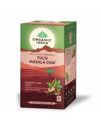 Infusión Tulsi Masala Chai  Organic India 25 Bolsas
