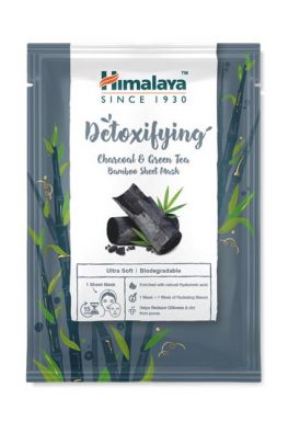 Sheet Mask Detox  Hoja de Bambú de Carbón & Te Verde 30Ml