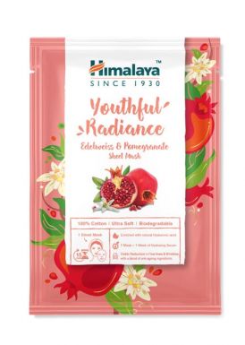 Sheet Mask  Youthful Radiance Edenweiss & Granada 30Ml