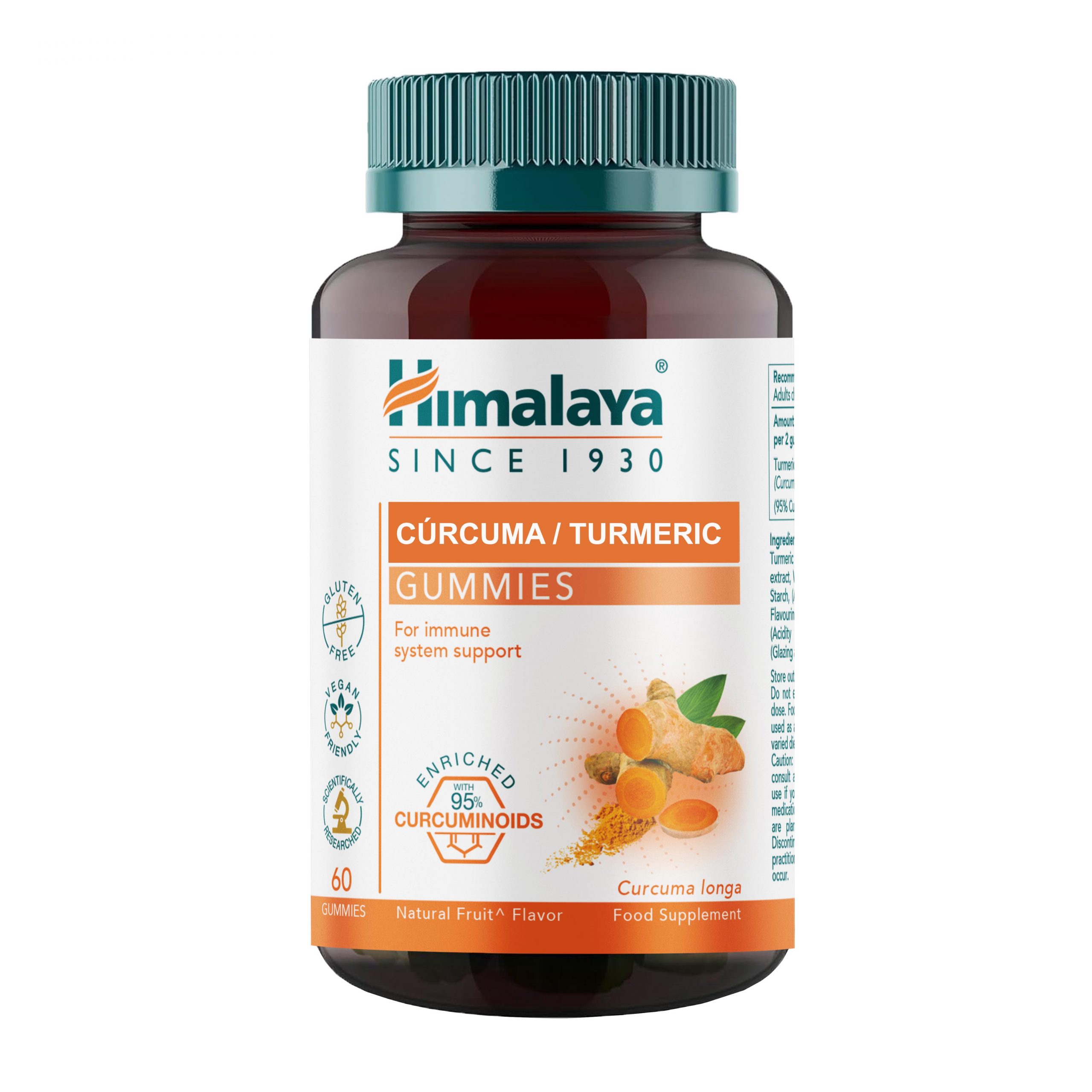 Gummies- CURCUMA- Sistema Inmune- 60 uds. - Imagen 2